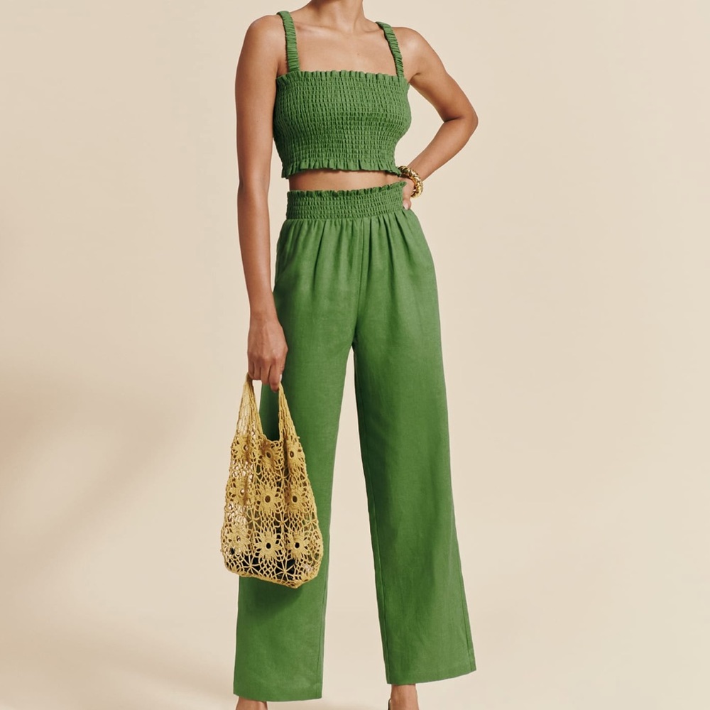 Reformation - Vera Linen Two Piece Set
